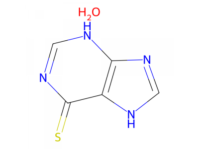 6-巯基嘌呤 一水合物，6112-76-1，10mM in DMSO