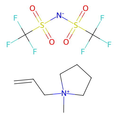 <em>1</em>-烯丙基-<em>1</em>-<em>甲基</em><em>吡咯</em>烷鎓双(<em>三</em>氟甲磺酰)亚胺，1059624-23-<em>5</em>，≥98%