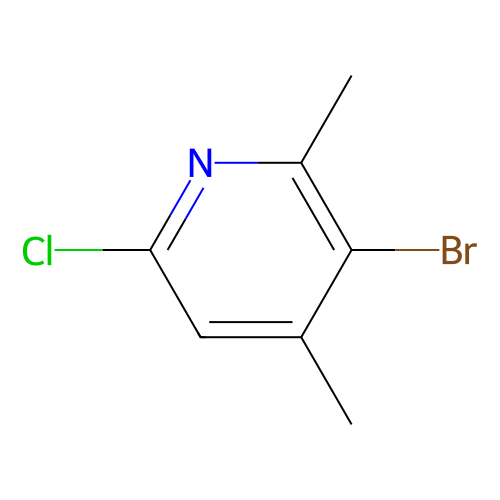<em>2</em>-<em>氯</em>-<em>5</em>-<em>溴</em>-<em>4</em>,6-二<em>甲基吡啶</em>，918145-29-6，98%