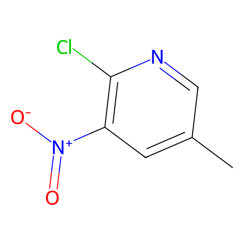 <em>2</em>-<em>氯</em>-<em>5</em>-甲基-3-<em>硝基</em>吡啶，23056-40-8，98%