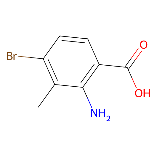 <em>2</em>-氨基-4-溴-<em>3</em>-甲基苯甲酸，129833-29-0，95%
