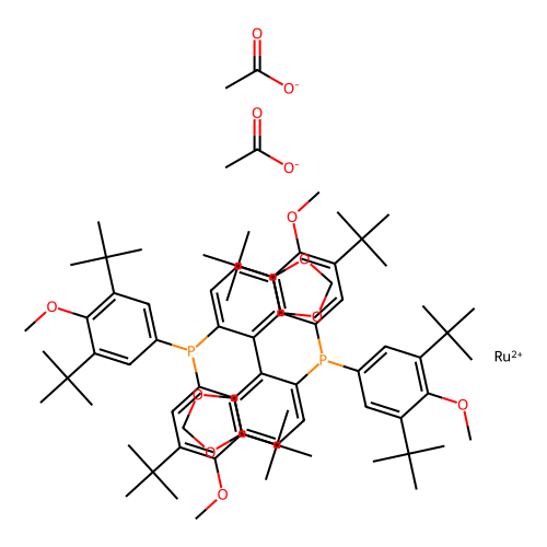 二乙酸基{（<em>S</em>）-（+）-5,5'-双[二（3,5-二-叔-丁基-4-甲氧基苯基）膦基]-4,4'-双-1,3-苯并间二氧杂环戊烯}钌（II），1025476-84-9