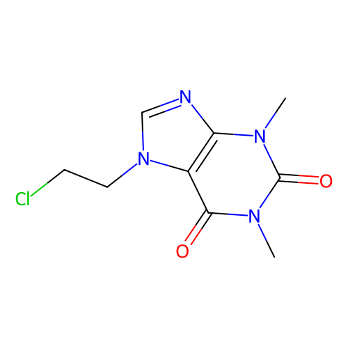 7-(2-氯乙基)<em>茶碱</em>，5878-61-5，>98.0%(HPLC)(T)