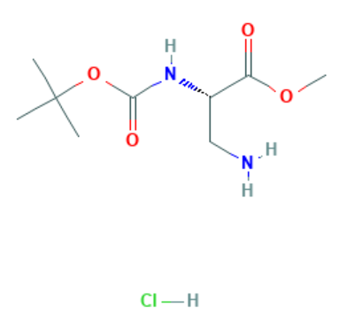 (S)-3-氨基-2-((<em>叔</em><em>丁</em>氧羰基)氨基)<em>丙酸</em>甲<em>酯</em>盐酸盐，181228-33-1，95%