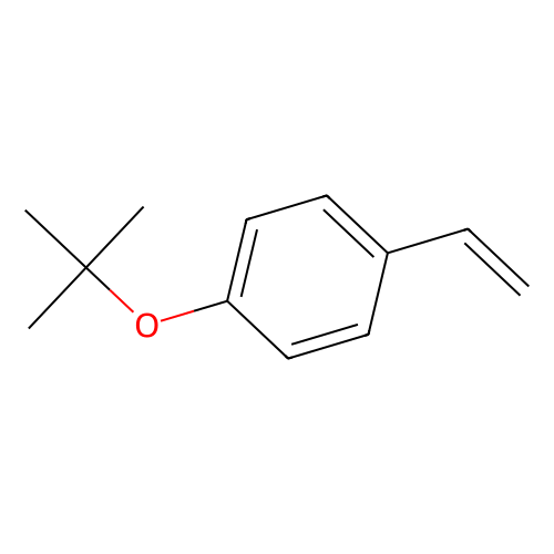 4-叔丁氧基苯乙烯 (含稳定剂TBC)，95418-<em>58-9</em>，≥98%（GC）