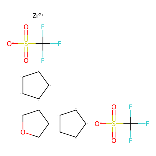 双(三氟甲磺酸)<em>二</em><em>茂</em><em>锆</em>四氢呋喃络合物，89672-77-5，>97.0%(T)