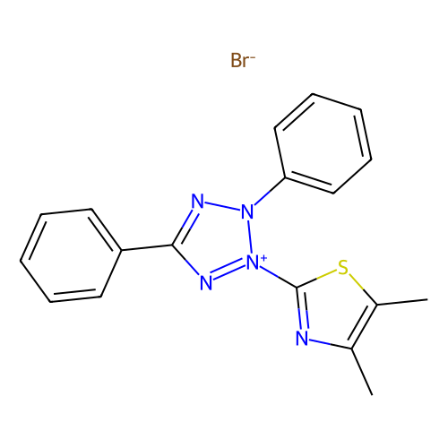 噻唑<em>蓝</em>溴化四唑，298-93-1，98%