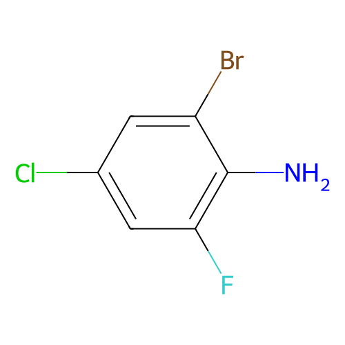 <em>2</em>-<em>溴</em>-<em>4</em>-氯-<em>6</em>-氟代<em>苯胺</em>，195191-47-0，>98.0%(GC)