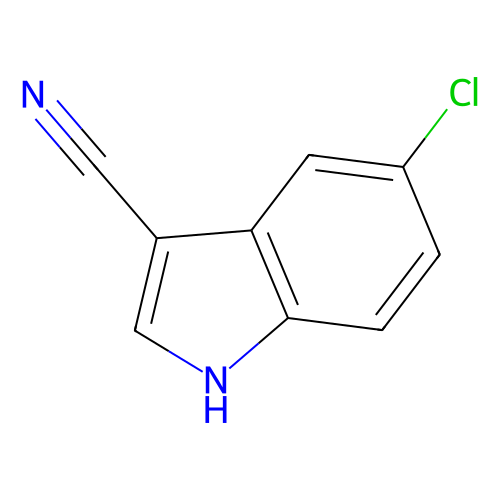 5-氯-3-<em>氰</em><em>基</em><em>吲哚</em>，194490-14-7，≥97%