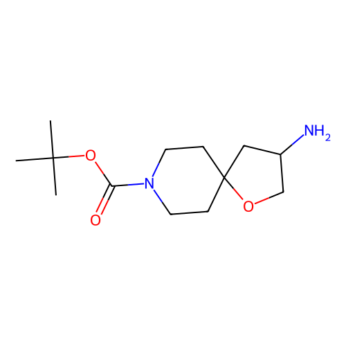 3-氨基-<em>1</em>-氧杂-8-氮杂螺[4.5]<em>癸烷</em>-8-羧酸叔丁酯，1160246-91-2，97%
