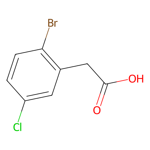 2-<em>溴</em>-5-氯苯基<em>乙酸</em>，81682-38-4，97%