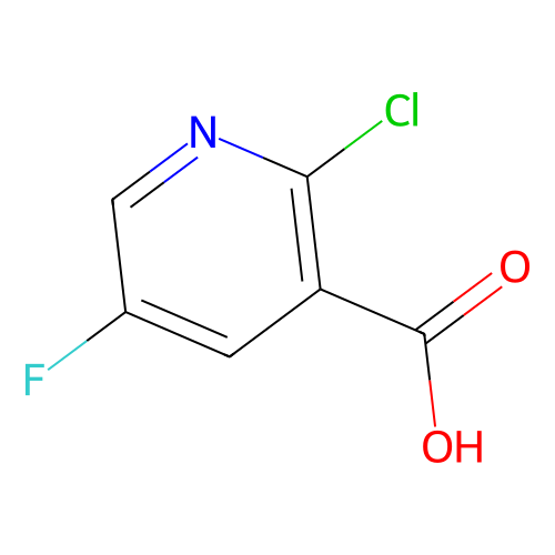 <em>2</em>-<em>氯</em>-<em>5</em>-<em>氟</em><em>吡啶</em>-3-羧酸，38186-88-8，98%