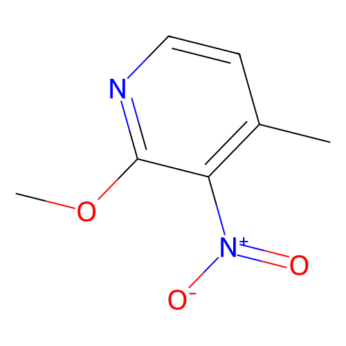 <em>2</em>-甲氧基-3-硝基-4-甲基吡啶，160590-36-3，98%