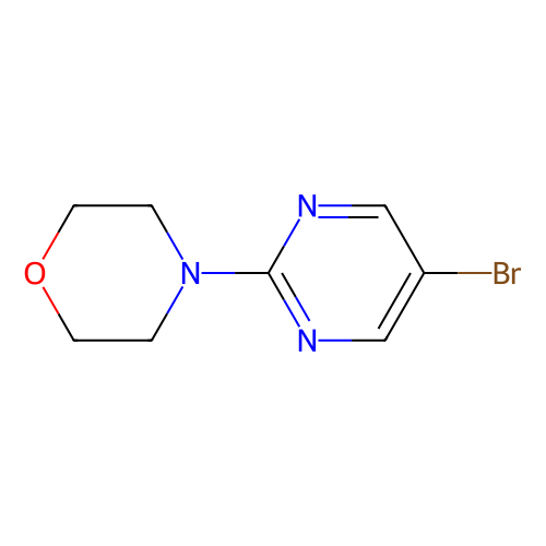 5-溴-2-<em>吗</em><em>啉</em>-<em>1</em>-<em>基</em>-嘧啶，84539-22-0，97%