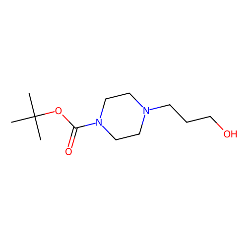 1-<em>叔</em>丁氧<em>羰基</em>-4-(<em>3</em>-羟基丙烷)哌嗪，132710-90-8，97%