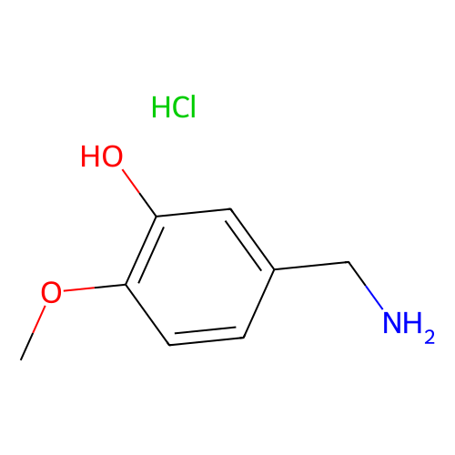 3-羟基-4-<em>甲</em><em>氧基</em>苄<em>胺</em><em>盐酸盐</em>，42365-68-4，97%