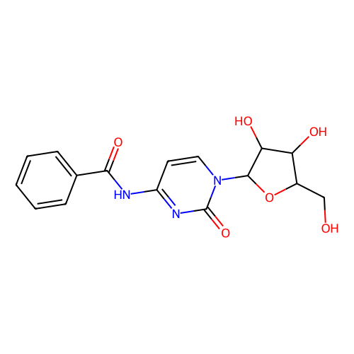 N4-<em>苯</em>甲酰胞<em>苷</em>，13089-48-0，98%