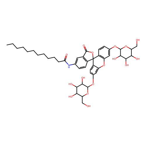 C12FDG [<em>5</em>-十二烷酰基氨基荧光素二-β-<em>D</em>-<em>吡</em><em>喃</em>半乳糖苷]，138777-<em>25</em>-0，≥95.0% (HPLC)