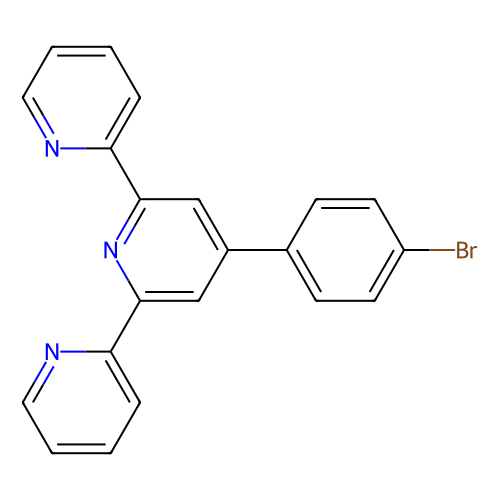 <em>4</em>'-(<em>4</em>-溴苯基)-<em>2,2</em>':6',<em>2</em>''-三联吡啶，89972-76-9，97%