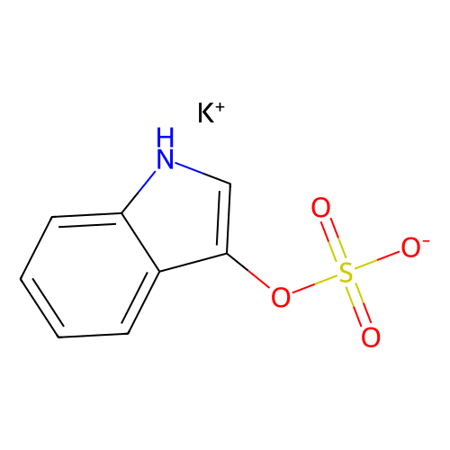 1H-吲哚-<em>3</em>-基硫酸钾，2642-37-7，98%