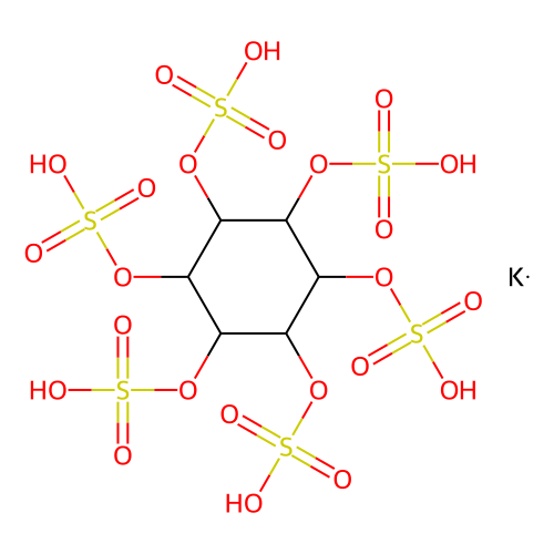 肌醇六硫酸盐六<em>钾盐</em>，28434-25-5，≥95%