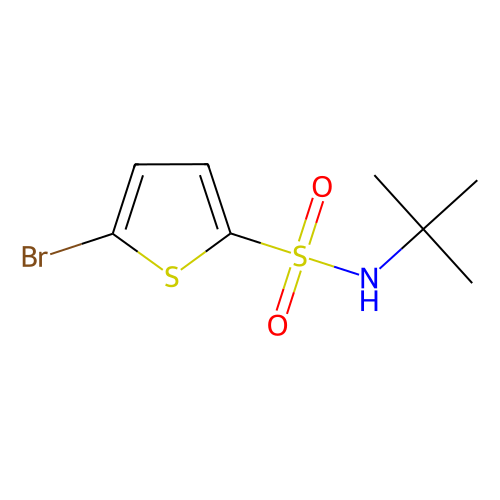 5-溴噻吩-<em>2</em>-叔<em>丁基</em><em>磺</em><em>酰胺</em>，286932-39-6，97%