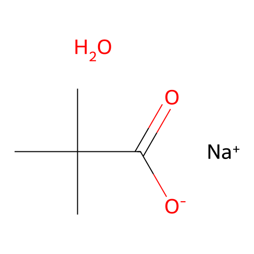 特戊酸钠<em>水合物</em>，143174-36-1，>98.0%(<em>T</em>)