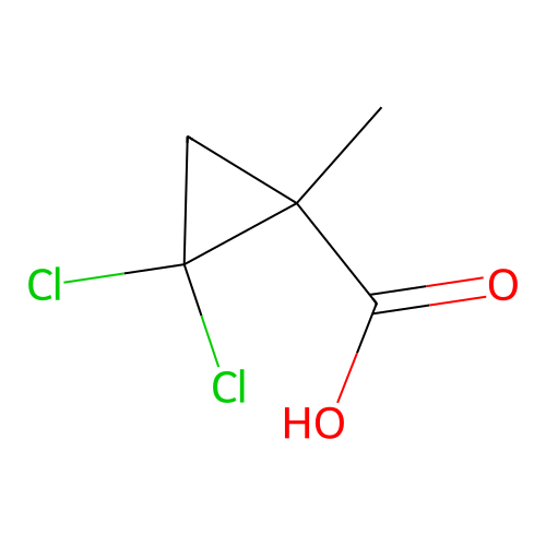 2,2-二氯-<em>1</em>-甲基-环丙烷甲酸，1447-14-9，98%