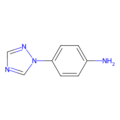 <em>4</em>-(<em>1,2</em>,4-<em>三</em><em>唑</em>-<em>1</em>-基)苯胺，6523-49-5，>98.0%