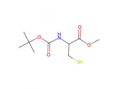 N-(叔丁氧羰基)-L-半胱氨酸甲酯，55757-46-5，≥97%