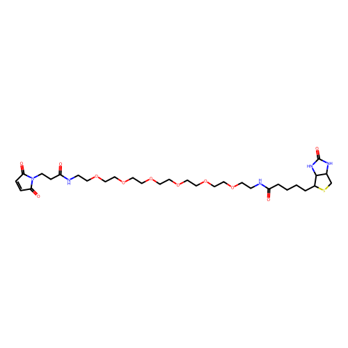 生物素-PEG6-<em>马来</em><em>酰</em>亚胺，1808990-66-0，95%