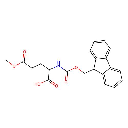 N-<em>Fmoc-L</em>-谷氨酸 <em>5</em>-甲基酯，145038-50-2，≥97.0%