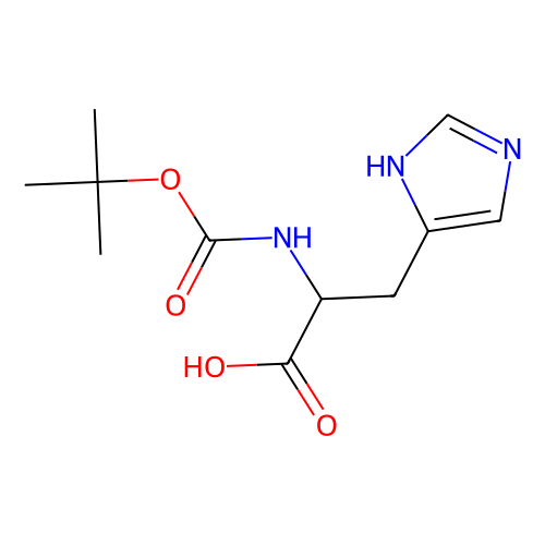 Boc-D-<em>组氨酸</em>-OH，50654-94-9，96%