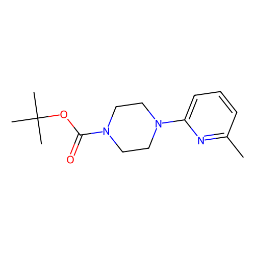 4-Boc-1-(<em>6</em>-甲基-2-<em>吡啶</em>基)哌嗪，127188-<em>33</em>-4，97%