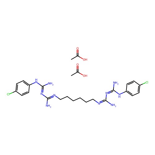 醋酸氯己定，56-95-1，10mM in DMSO