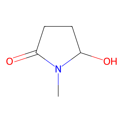 5-羟基-<em>N</em>-甲基-2-<em>吡咯烷酮</em>，41194-00-7，97%