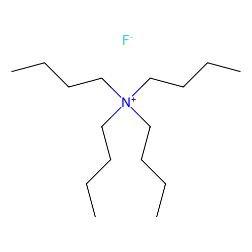 四丁基氟化铵 溶液，429-41-4，<em>1.0</em> <em>M</em> in <em>THF</em>