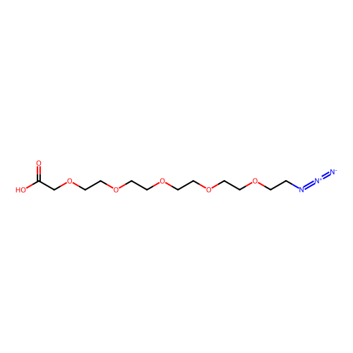 叠氮-<em>五</em>聚乙二醇-乙酸，217180-81-<em>9</em>，≥95%