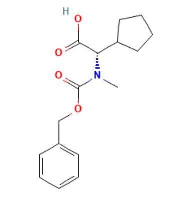 (S)-<em>2</em>-((苄氧基)羰基)(甲基)氨基)-<em>2</em>-<em>环</em><em>戊基</em>乙酸，2411591-78-9，98%