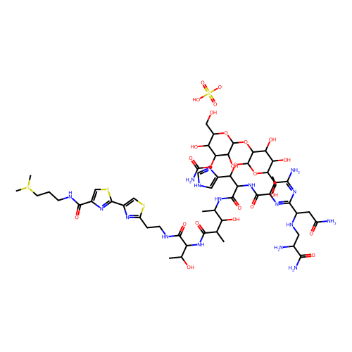 <em>Bleomycin</em> (NSC125066) sulfate，9041-93-4，10mM in DMSO