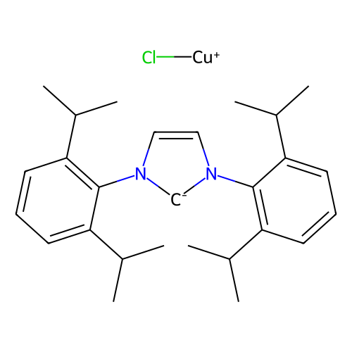 氯[1,3-双(2,6-二<em>异丙苯</em>基)咪唑-2-亚基]铜(I)，578743-87-0，98%