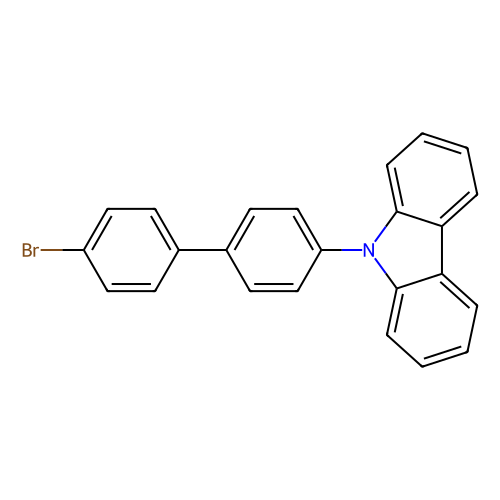 9-(4'-溴-4-联苯基)咔唑，212385-73-4，>98.0