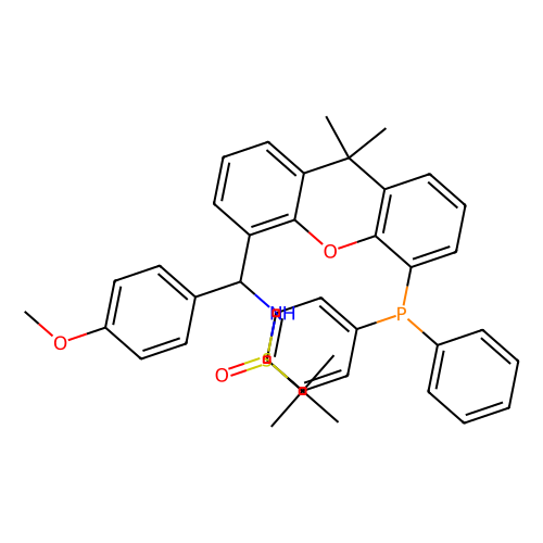 [S（R）]-N-[（R）-[5-（二苯基膦基）-<em>9</em>,9-二甲基-<em>9</em>H-<em>噻</em><em>吨</em>-4-基]（4-甲氧基苯基）甲基]-2-甲基-2-丙烷亚磺酰胺，2160535-56-6，95%