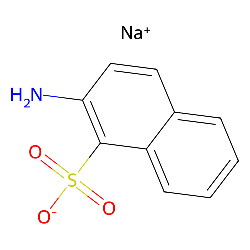 2-氨基-<em>1</em>-<em>萘</em><em>磺酸</em>钠，25293-52-<em>1</em>，>98.0%(HPLC)(N)