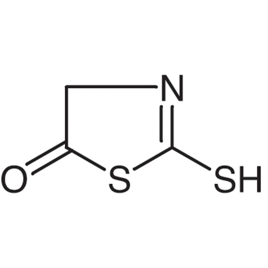 <em>2</em>-巯基-5-<em>噻唑</em><em>烷</em><em>酮</em>，6913-23-1，98%