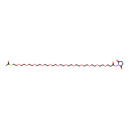 dPEG₁₂-SATA (S-<em>acetyl</em>-dPEG₁₂-NHS <em>ester</em>)，1334169-95-7，95%