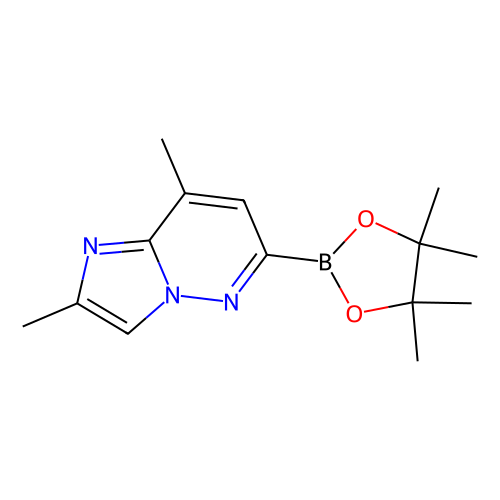 2,8-二甲基-6-(4,4,5,5-四甲基-1,3,2-二氧<em>硼</em>杂环戊烷-2-基)咪唑并[1,2-b]哒嗪，<em>1825352-86</em>-0，98%