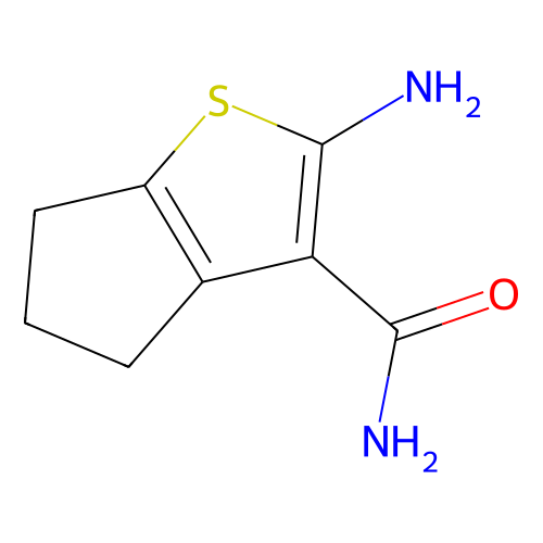 <em>2</em>-氨基-<em>4H</em>,<em>5</em>H,6H-环戊[b]噻吩-<em>3</em>-羧酰胺，77651-38-8，10mM in DMSO