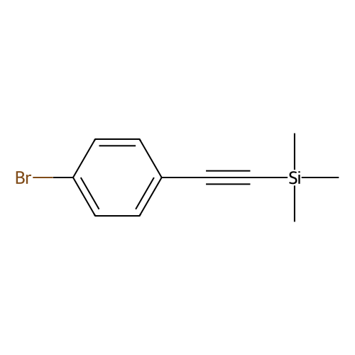 (4-溴苯<em>乙炔</em>基)<em>三甲基</em>硅烷，16116-78-2，98%