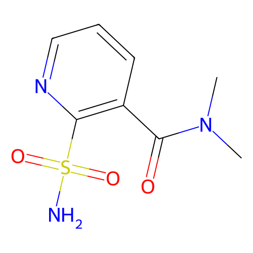N,N-二<em>甲基</em>-<em>2</em>-氨基<em>磺</em><em>酰</em><em>基</em>-3-<em>吡啶</em>甲酰胺，112006-<em>75</em>-4，95%